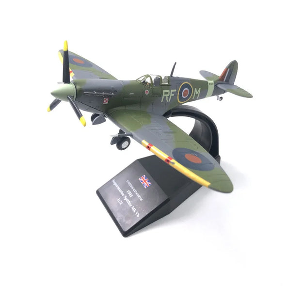 WW2 1/72 Scale Spitfire 303 Polish Fighter Squadron Diecast Metal Military Aircraft Model