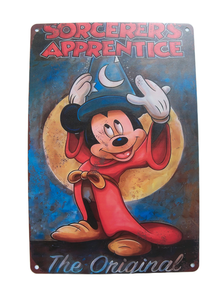 Kids Room Metal Mickey Wall Sign