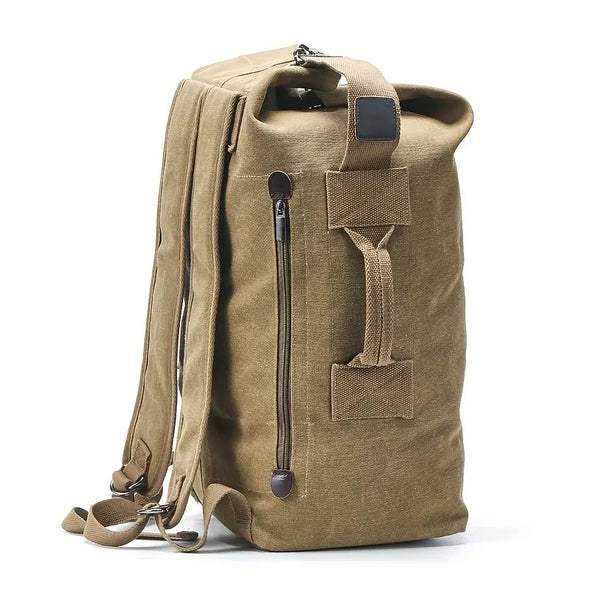 CANVAS DUFFLE MILITARY TACTICAL BACKPACK LARGE MEDIUM