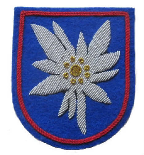 WW2 Luftwaffe Kampfgeschwader 51 'Edelweiss' Bullion Insignia