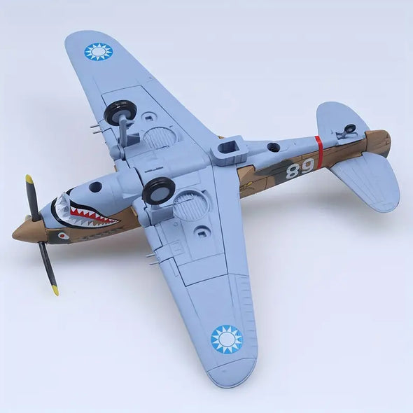 P40 Flying Tigers AVG 1/72 Diecast Model Military Airplane