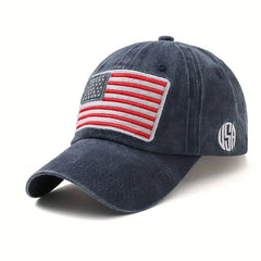 Embroidered vintage American Flag Baseball Cap