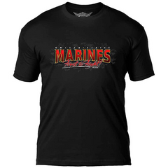 Camiseta retro para hombre "First to Fight" de USMC