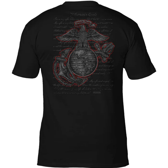 Mens Tee Shirt 'Rifleman's Creed' Illustration