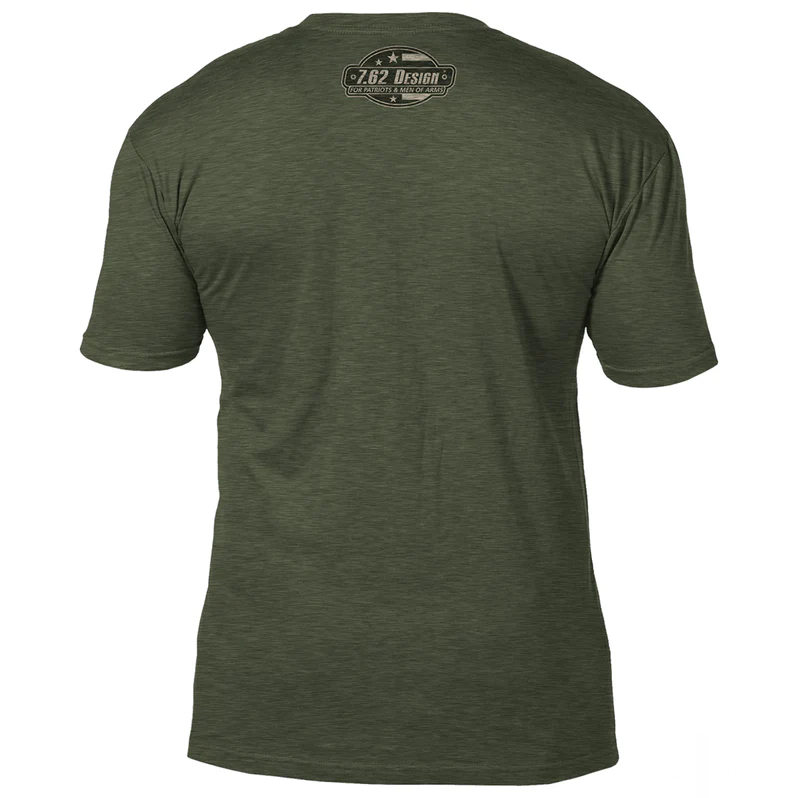 Veteran 'Bullet Flag' Mens Tee Shirt