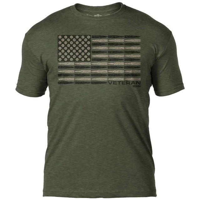 Veteran 'Bullet Flag' Men's T-Shirt