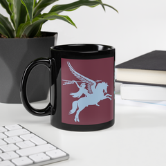 WWII British Paratroopers Bellerophon & SAS Insignia Mug  Tribute to the Special Forces Legacy