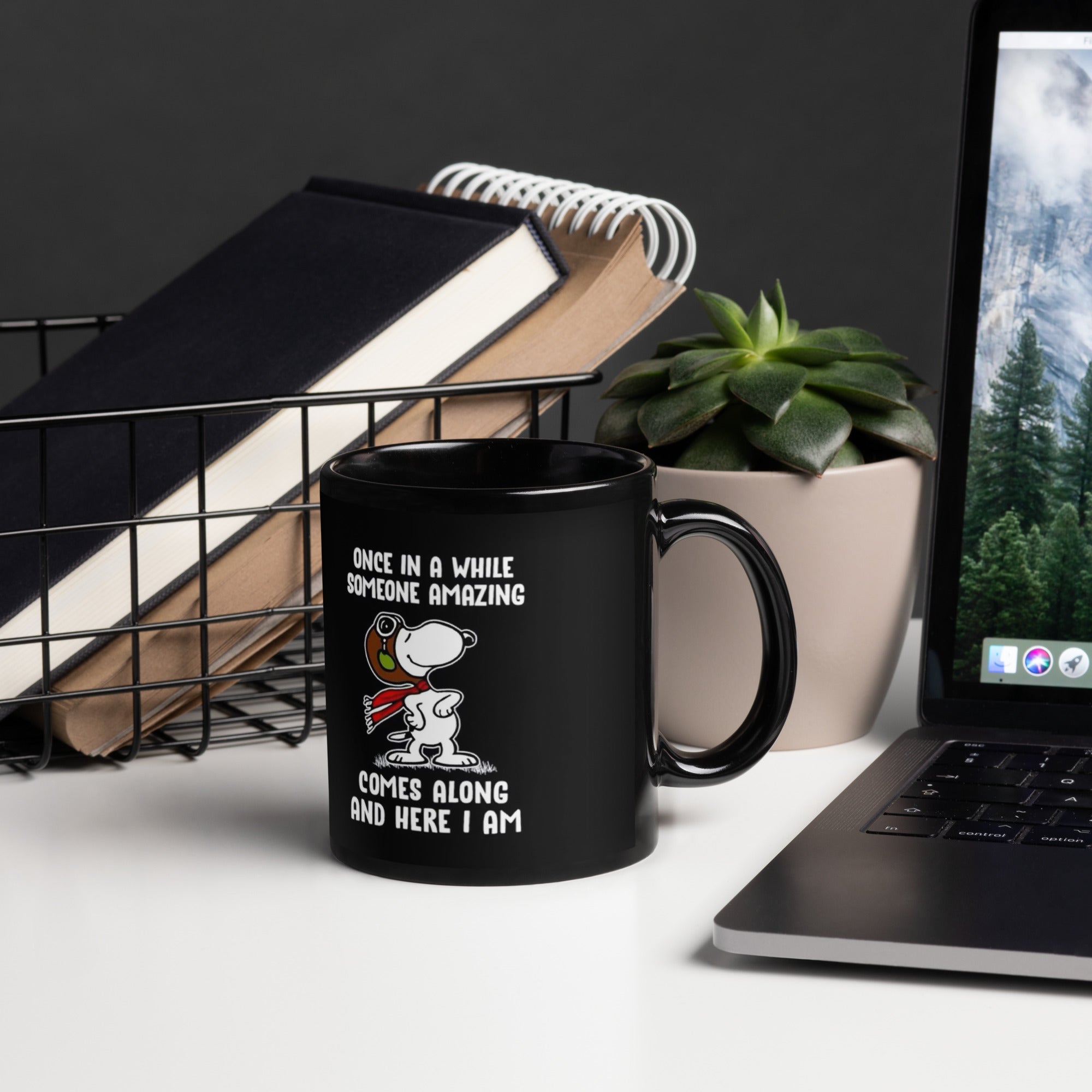 World's Greatest Ace Funny Pilot mug  "Once in a While Someone Amazing Comes Along And Here I Am"