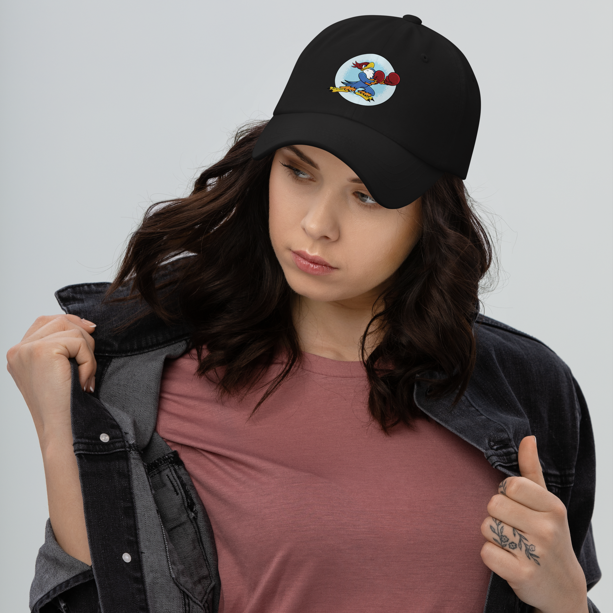 WW2 US 4th Fighter Group Eagle 8th AF Dad's Hat Vintage Military Aviation Heritage Apparel