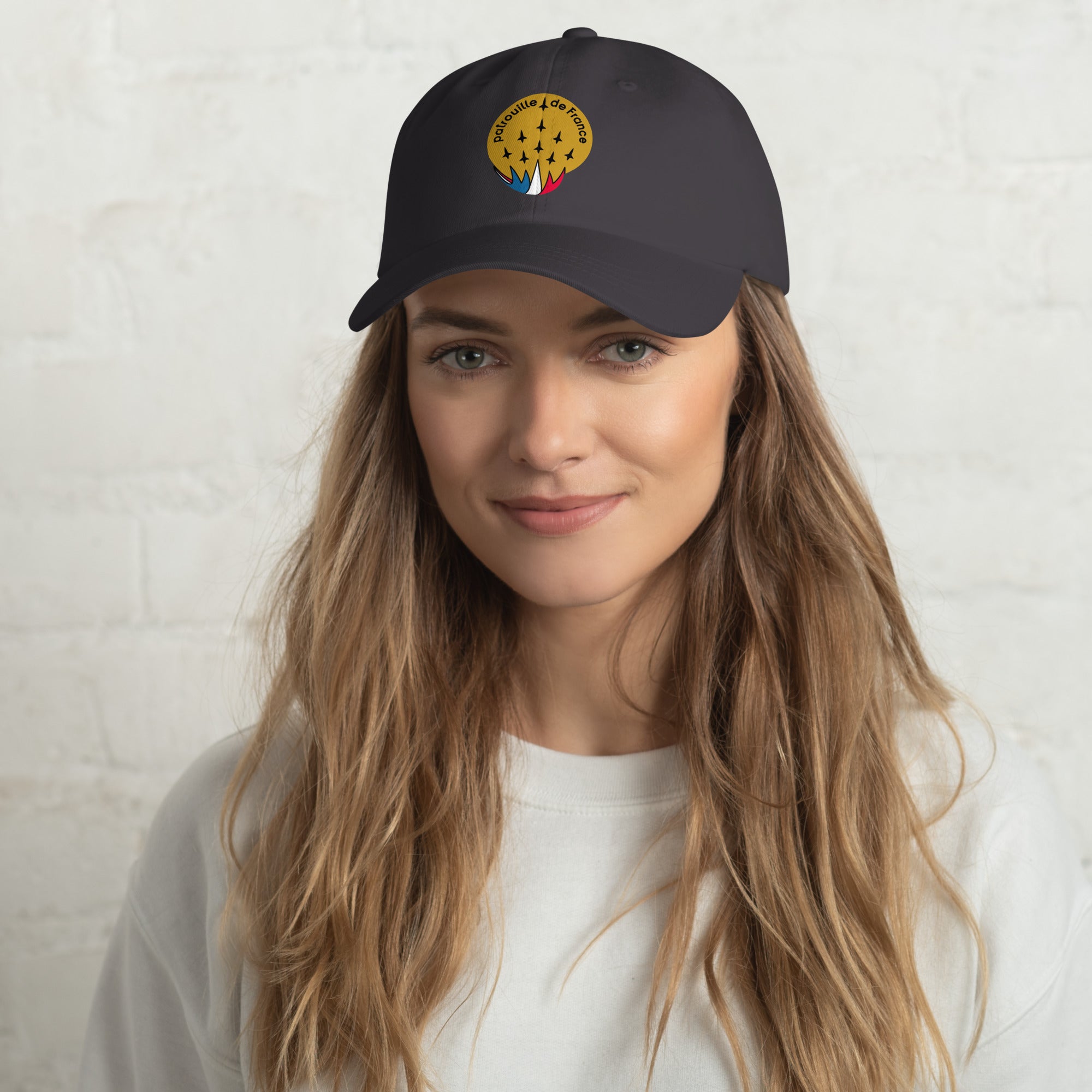 La Patrouille de France Dad Hat – French Air Force Aerobatic Team Insignia Cap | Aviation Heritage Hat