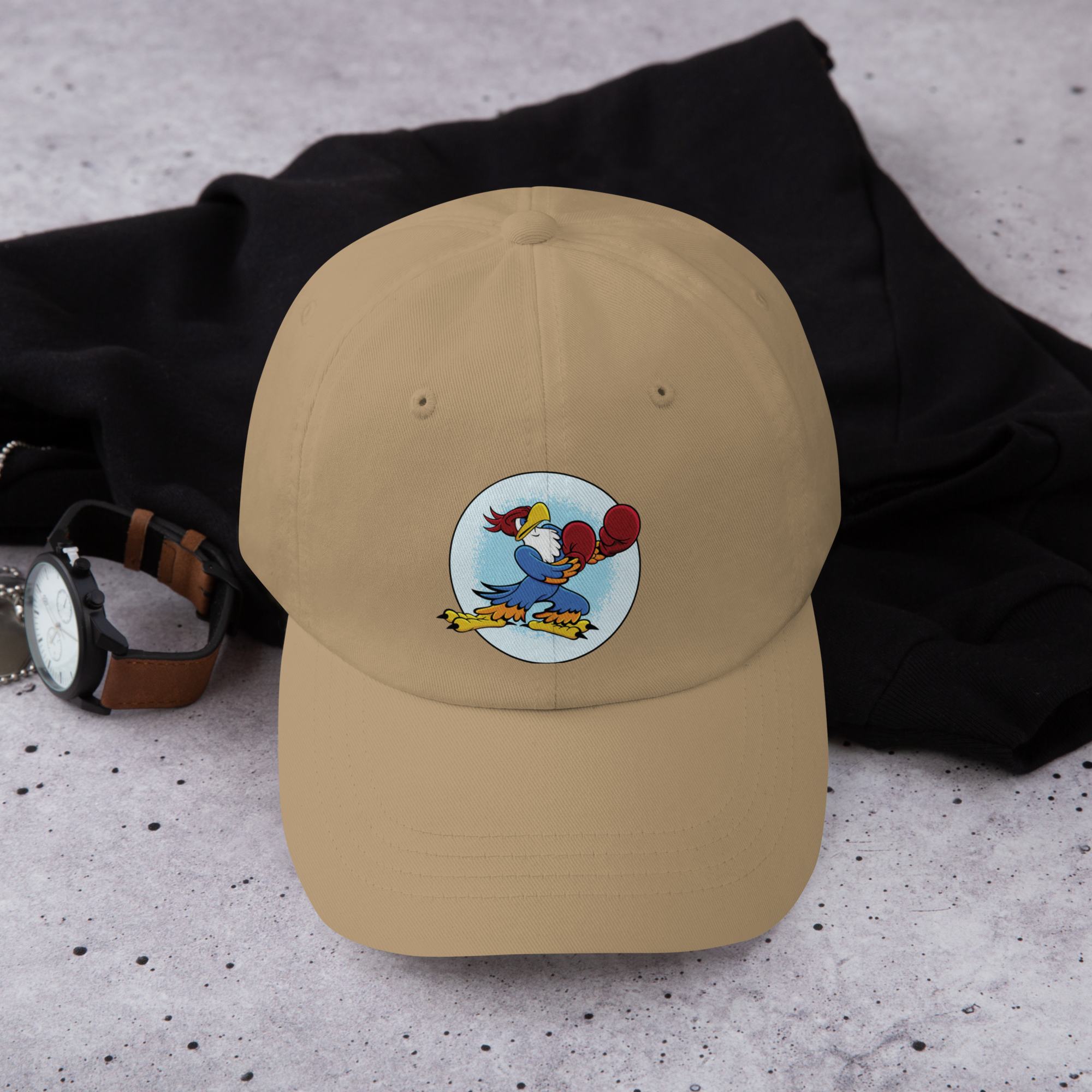 WW2 US 4th Fighter Group Eagle 8th AF Dad's Hat Vintage Military Aviation Heritage Apparel