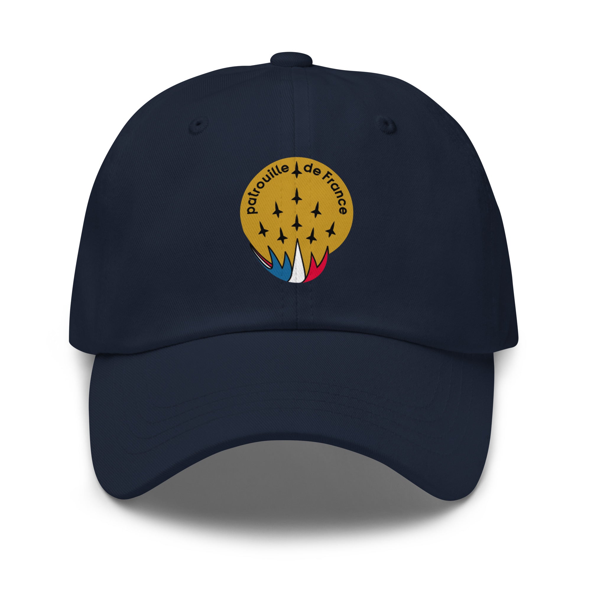 La Patrouille de France Dad Hat – French Air Force Aerobatic Team Insignia Cap | Aviation Heritage Hat