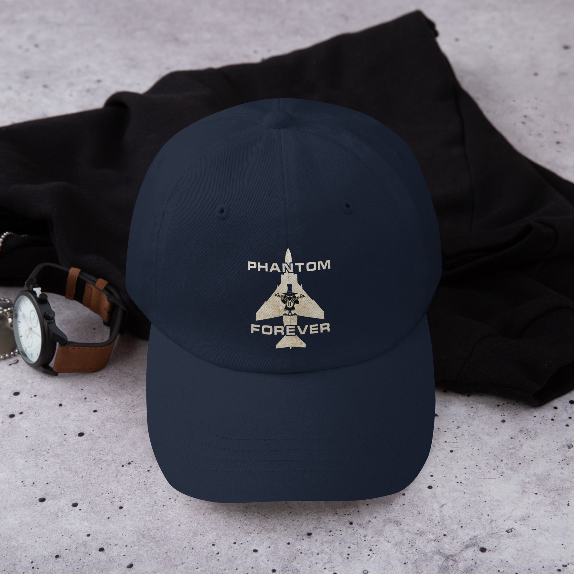Phantom Forever F4 Iconic 'THE SPOOK"mascot vintage premium military dad hat