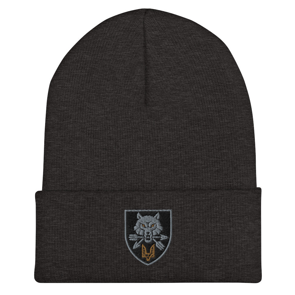 CUFFED BEANIE WITH UKRAINIAN SPECIAL FORCES INSIGNIA