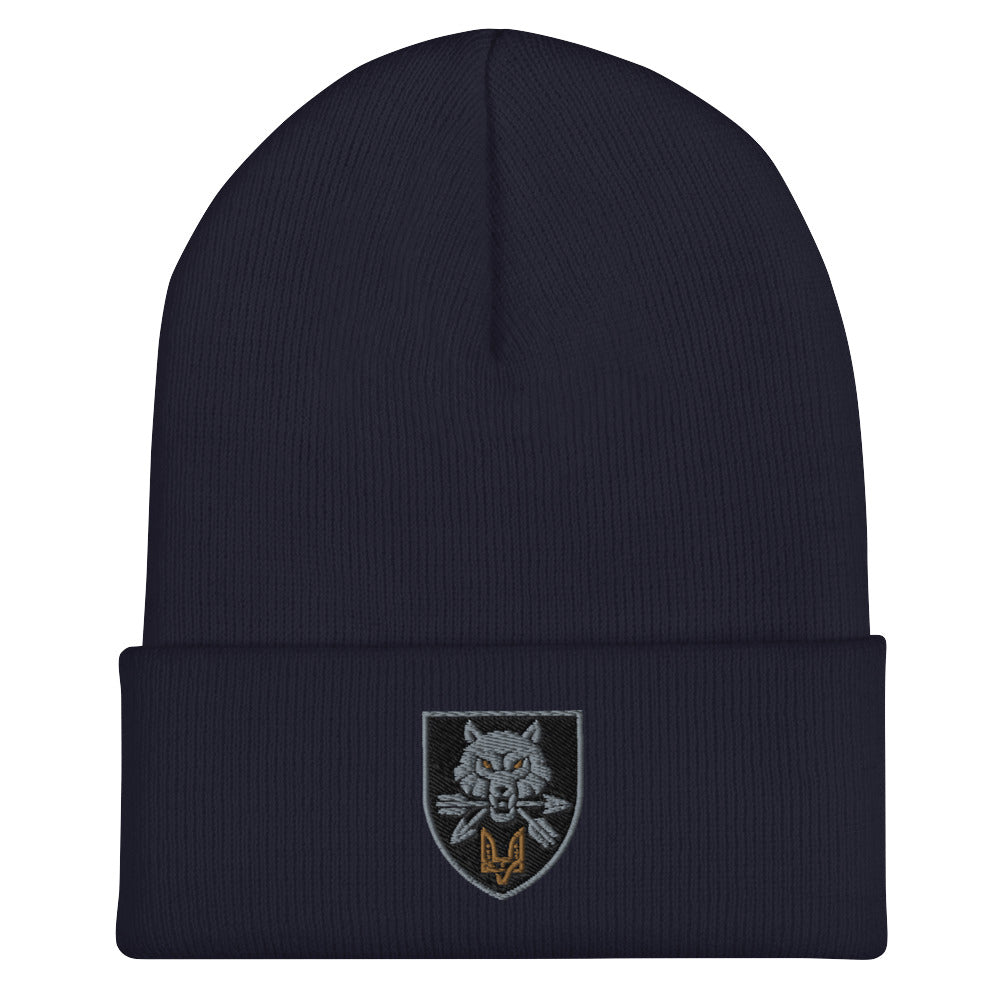 UKRAINIAN PRIDE Cuffed Beanie Hat with Special Forces Emblem