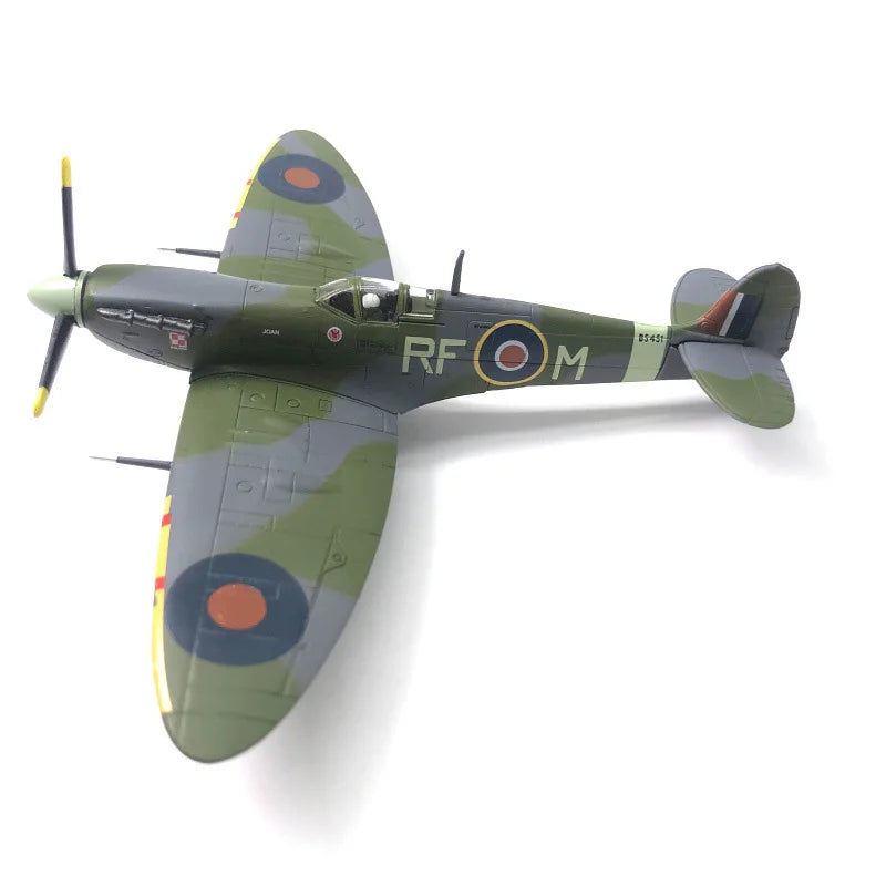 WW2 1/72 Scale Spitfire 303 Polish Fighter Squadron Diecast Metal Military Aircraft Model