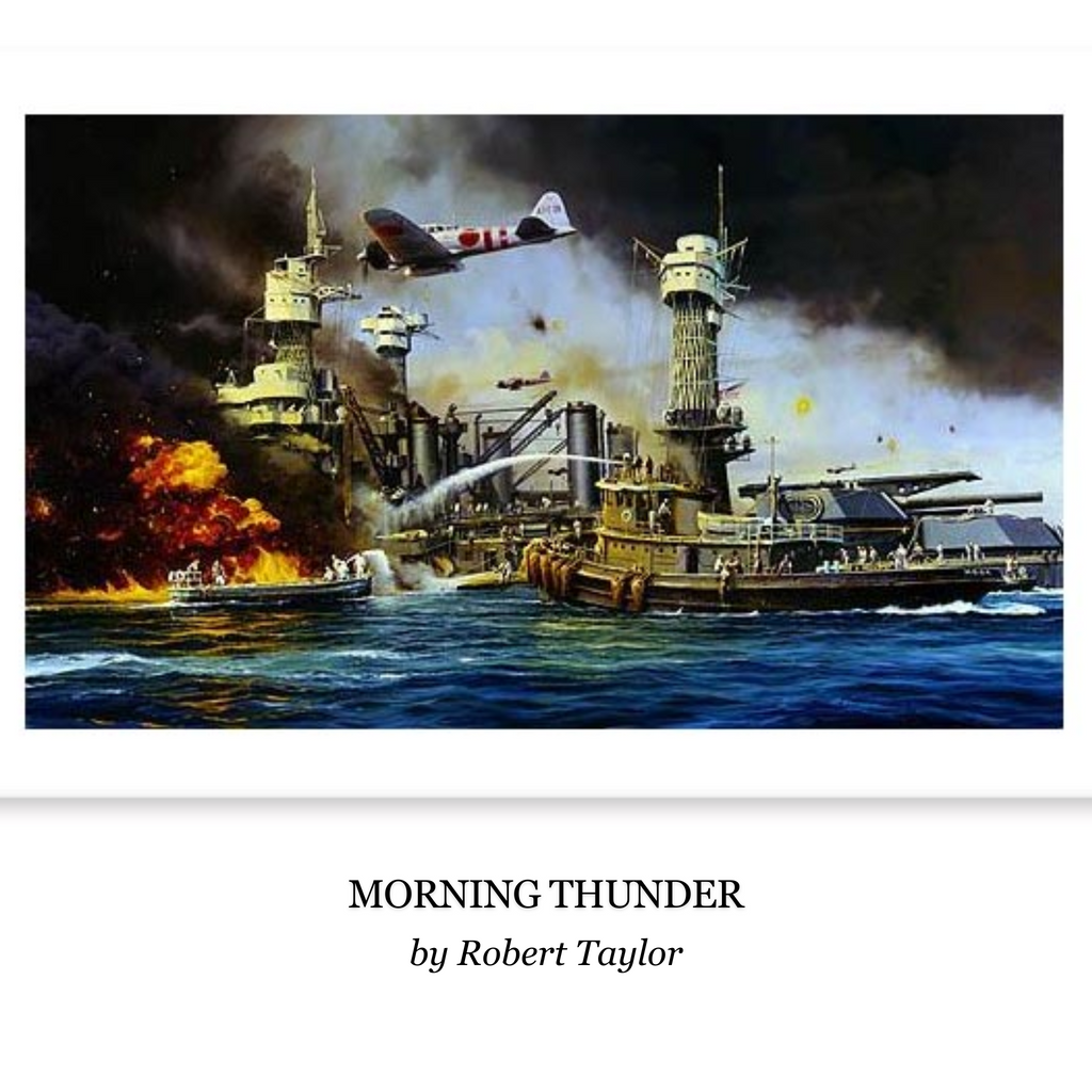 Morning Thunder by Robert Taylor 33x23" Signed Print with COA