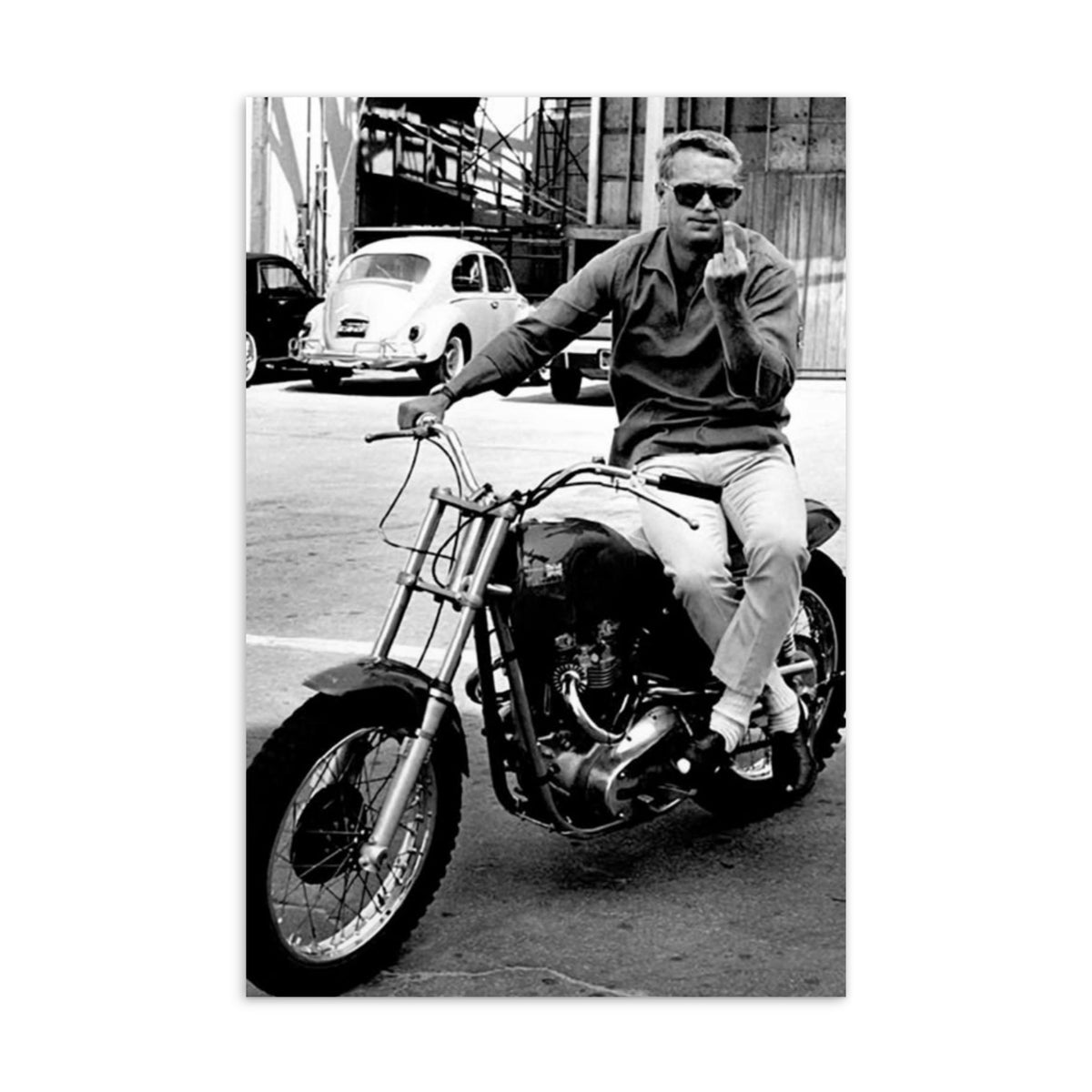 Steve McQueen Racing is life pack of 4 postcards 6x4 vintage americana