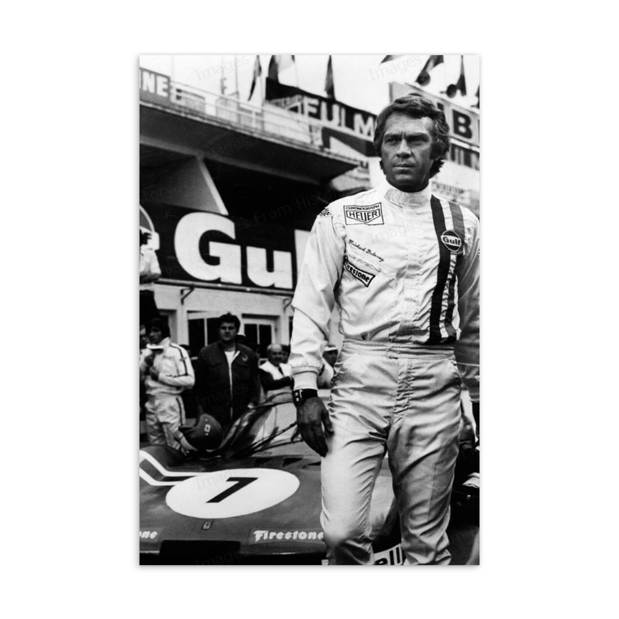 Steve McQueen Racing is life pack of 4 postcards 6x4 vintage americana