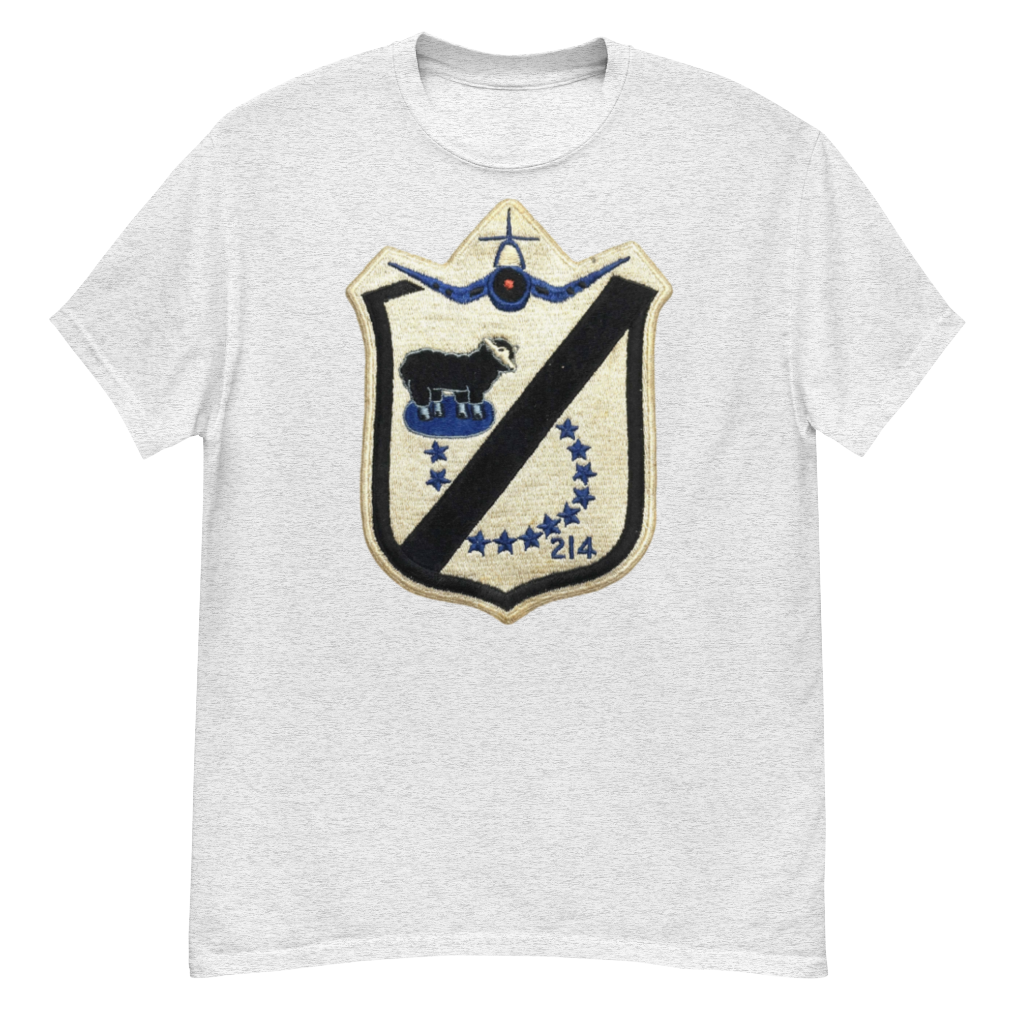 VMF-214 Black Sheep WWII T-Shirt – Legendary USMC Fighter Squadron Insignia