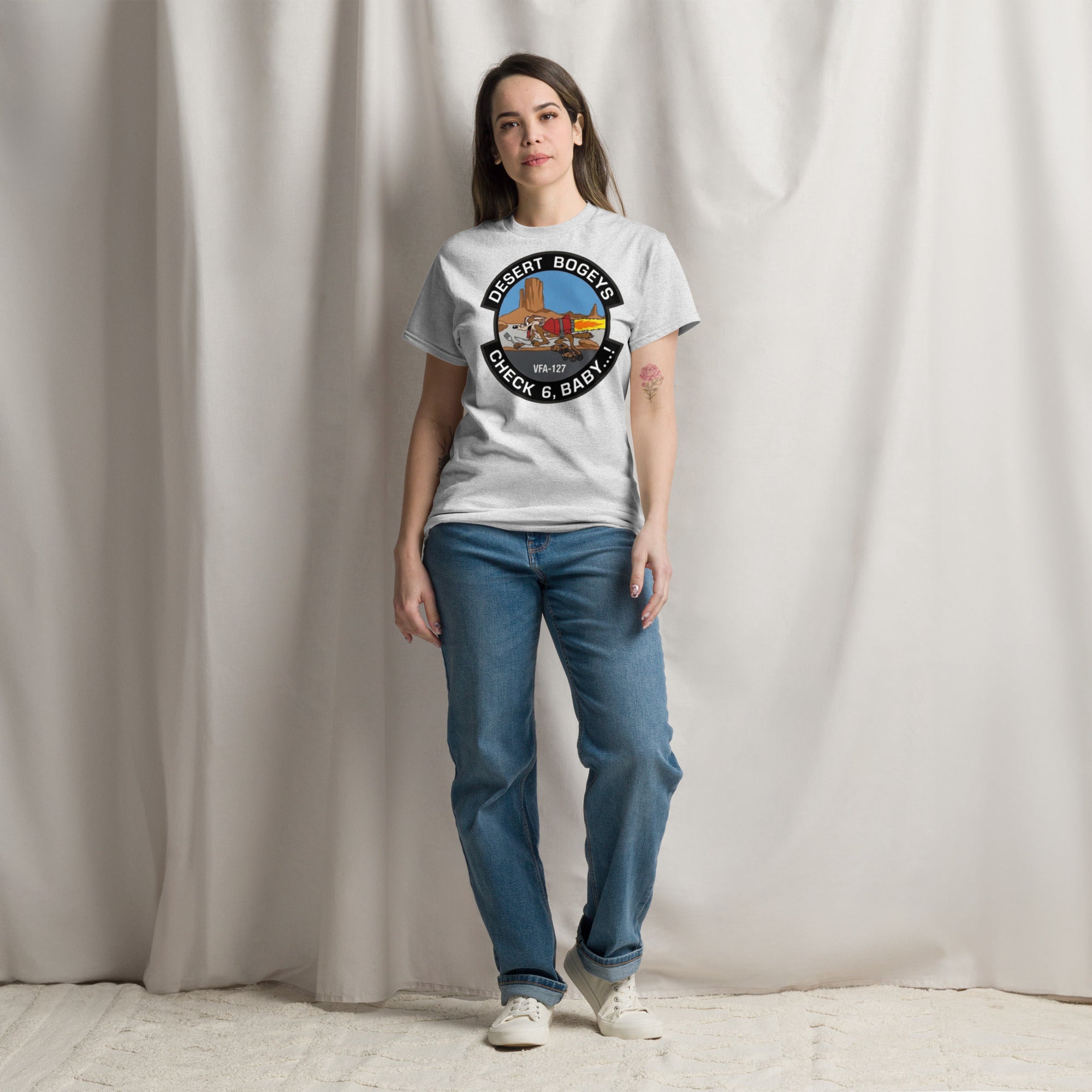 VFA-127 Desert Bogeys – Naval Aviation Mission premium t-shirt