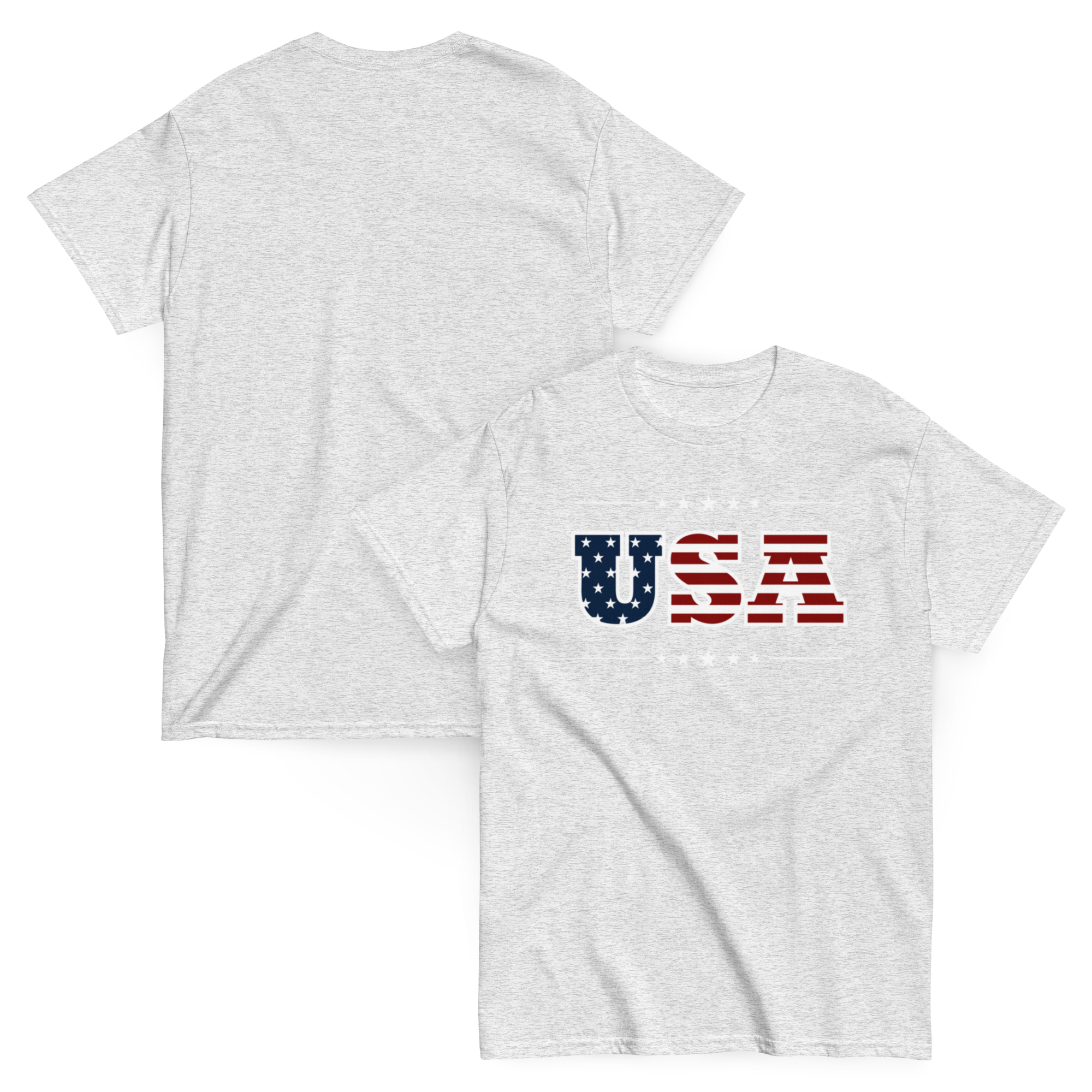 USA T-SHIRT Classic American Flag Style premium shirt | Proudly American
