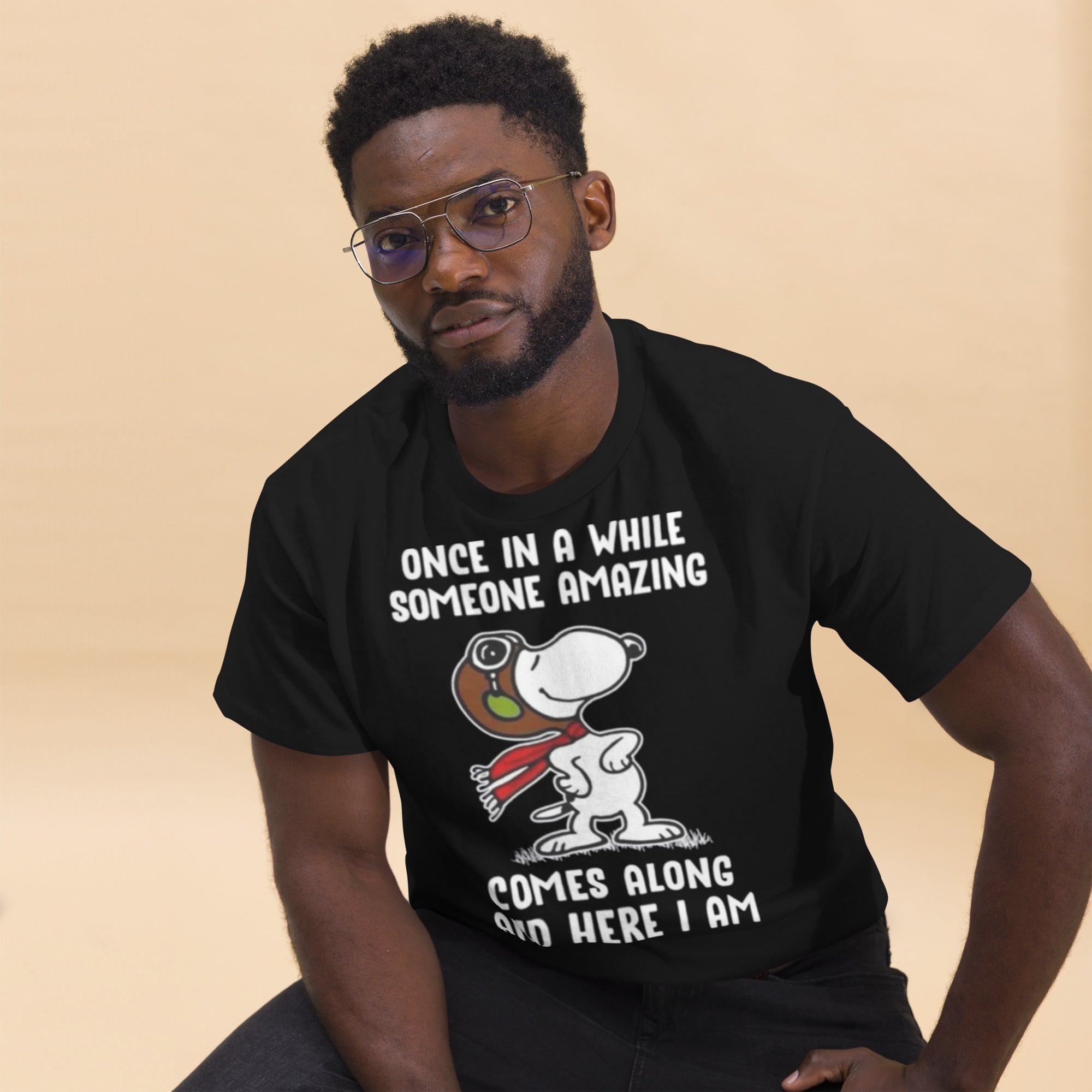 World's Greatest Ace Funny Pilot T-Shirt  "Once in a While Someone Amazing Comes Along And Here I Am" | Aviation Humor Tee