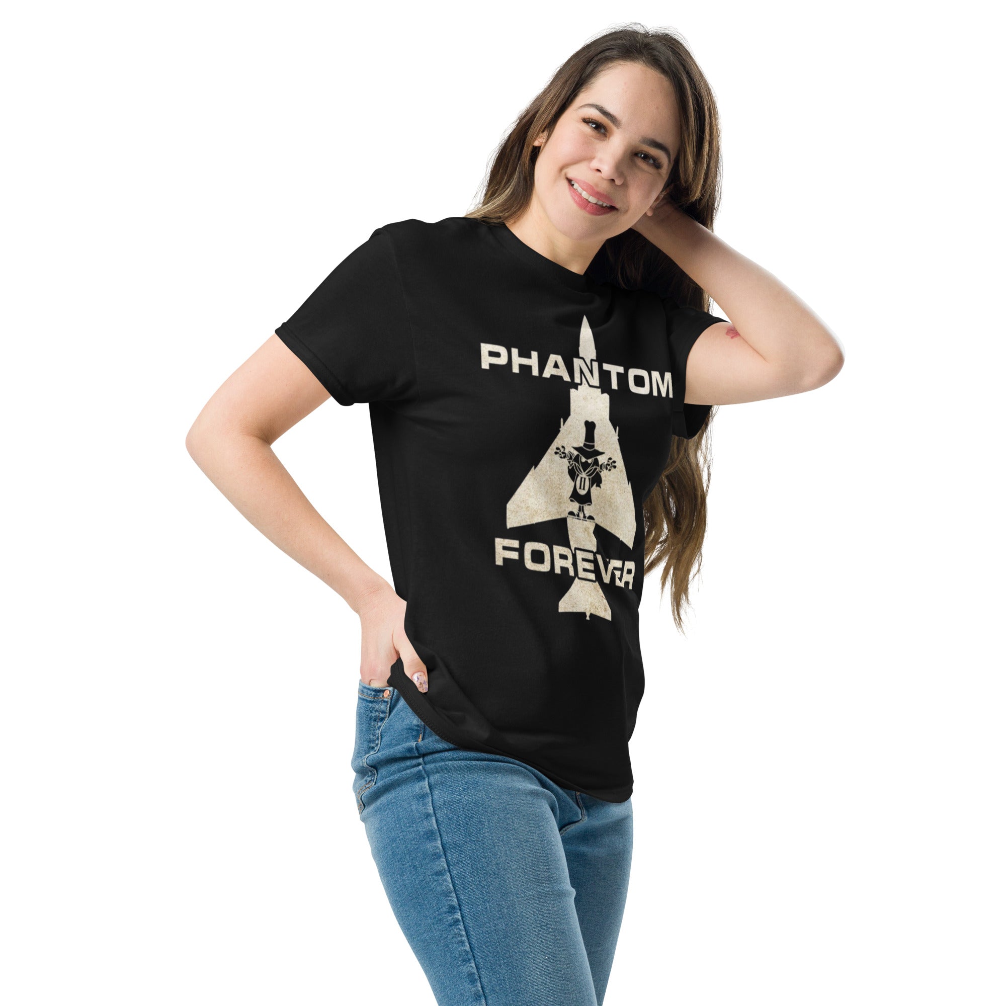 Phantom Forever F4 Iconic 'THE SPOOK"mascot vintage premium military T shirt