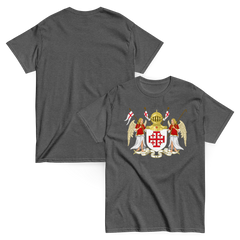 Deus  Lo Vult T-Shirt  Emblem of the Saint Sepulchre Christian  Crusaders Motto