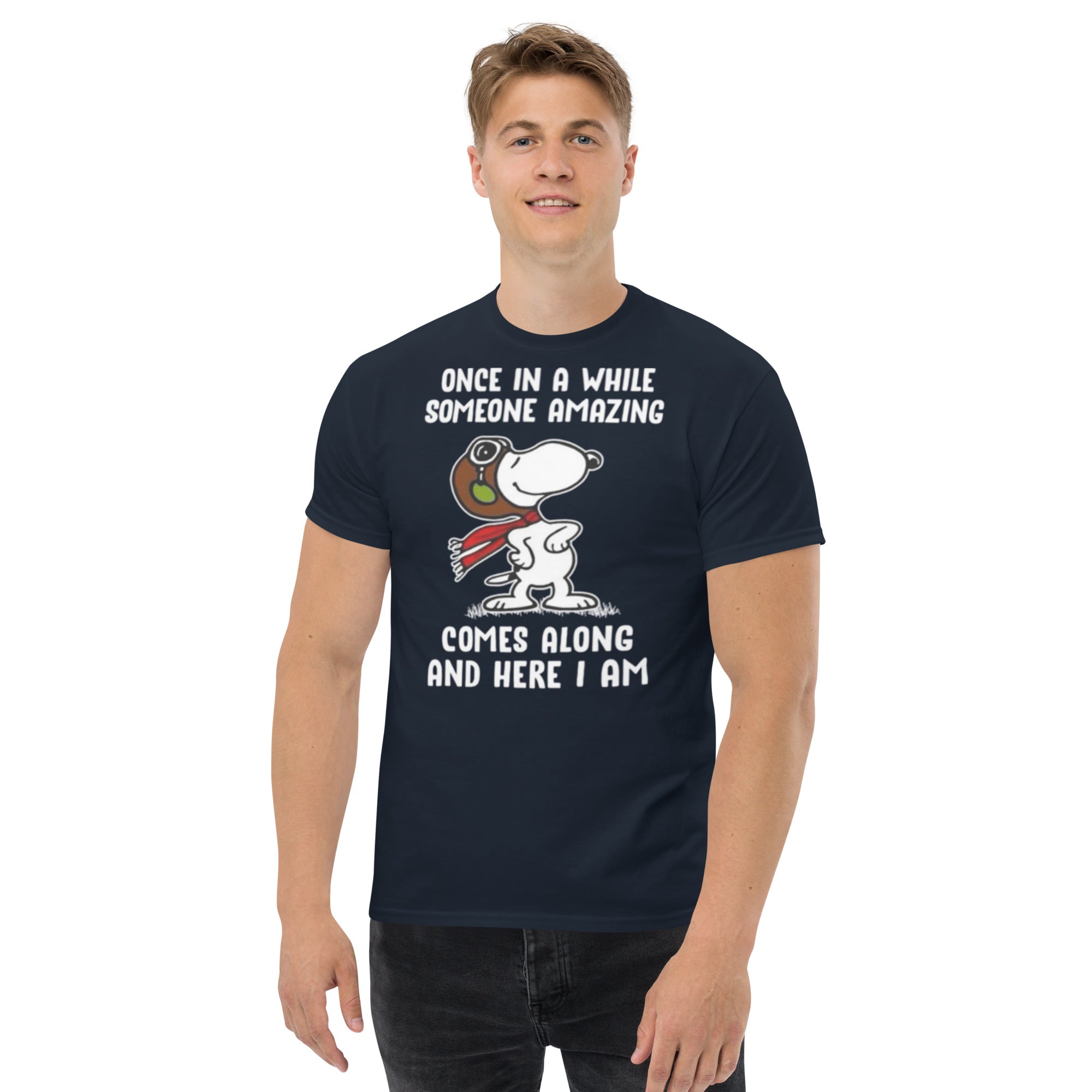 World's Greatest Ace Funny Pilot T-Shirt  "Once in a While Someone Amazing Comes Along And Here I Am" | Aviation Humor Tee