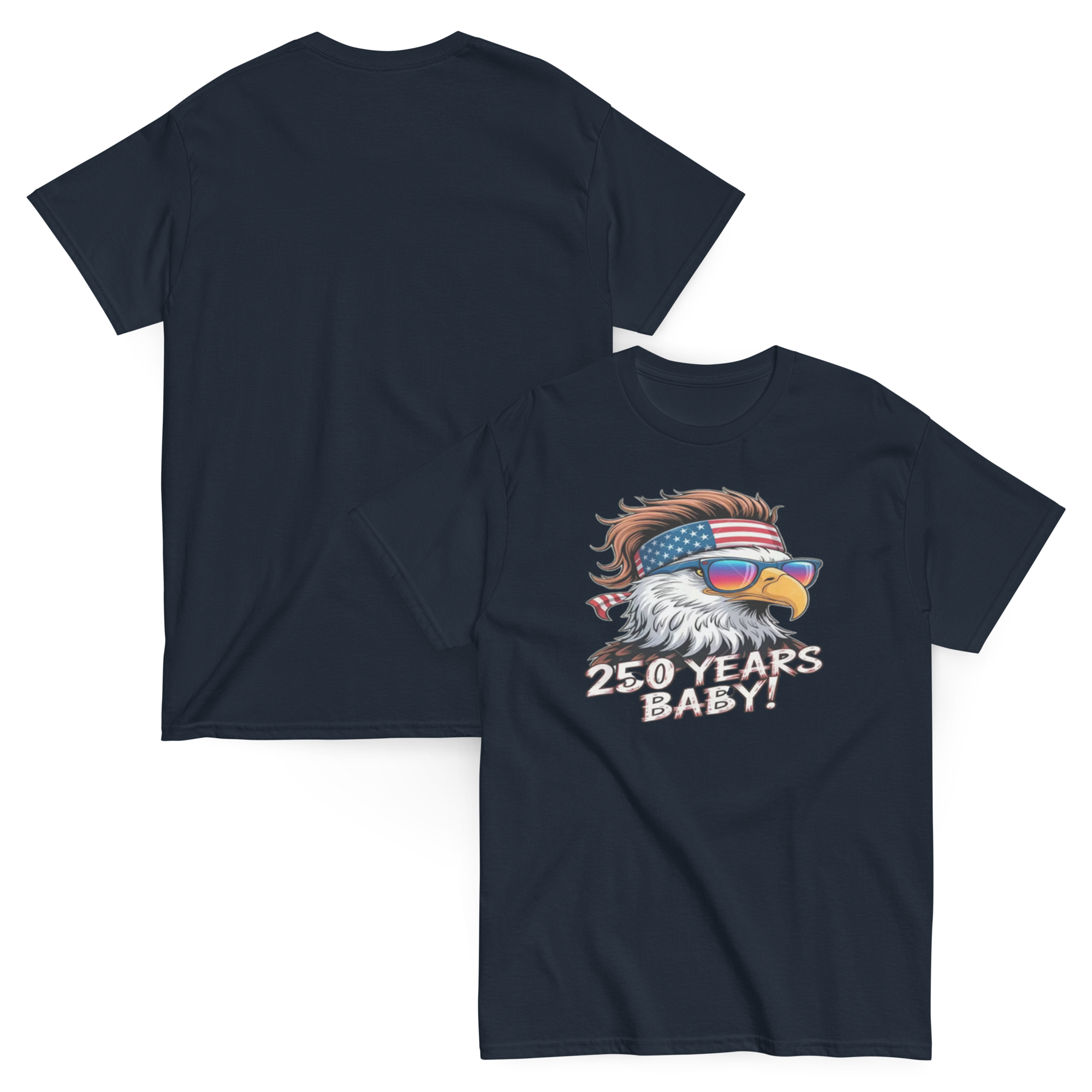 250th Anniversary bold eagle american flag premium limited edition t-shirt