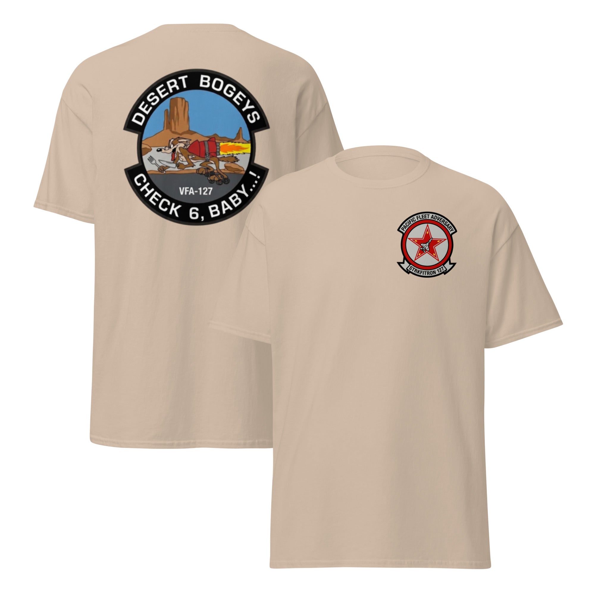 Desert Bogeys VFA-127 Pacific Fleet Adversary Naval Aviation  Top Gun Premium T-shirt