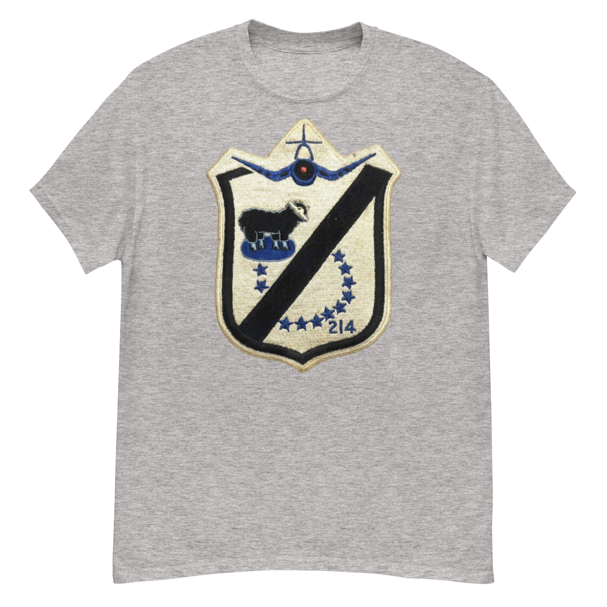VMF-214 Black Sheep WWII T-Shirt – Legendary USMC Fighter Squadron Insignia