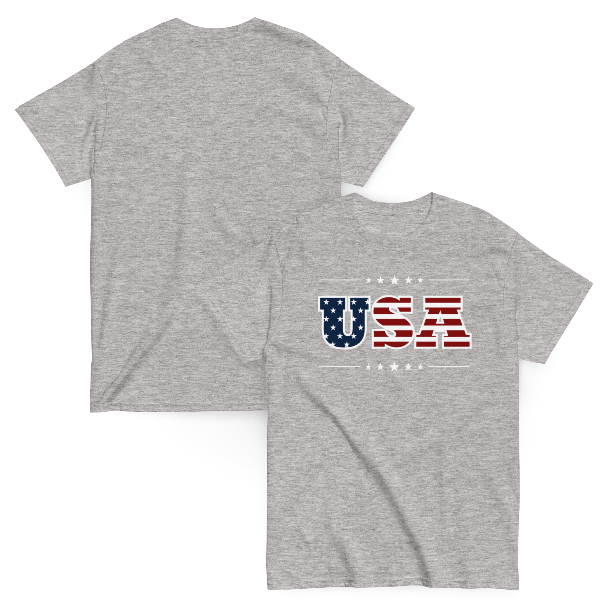 USA T-SHIRT Classic American Flag Style premium shirt | Proudly American