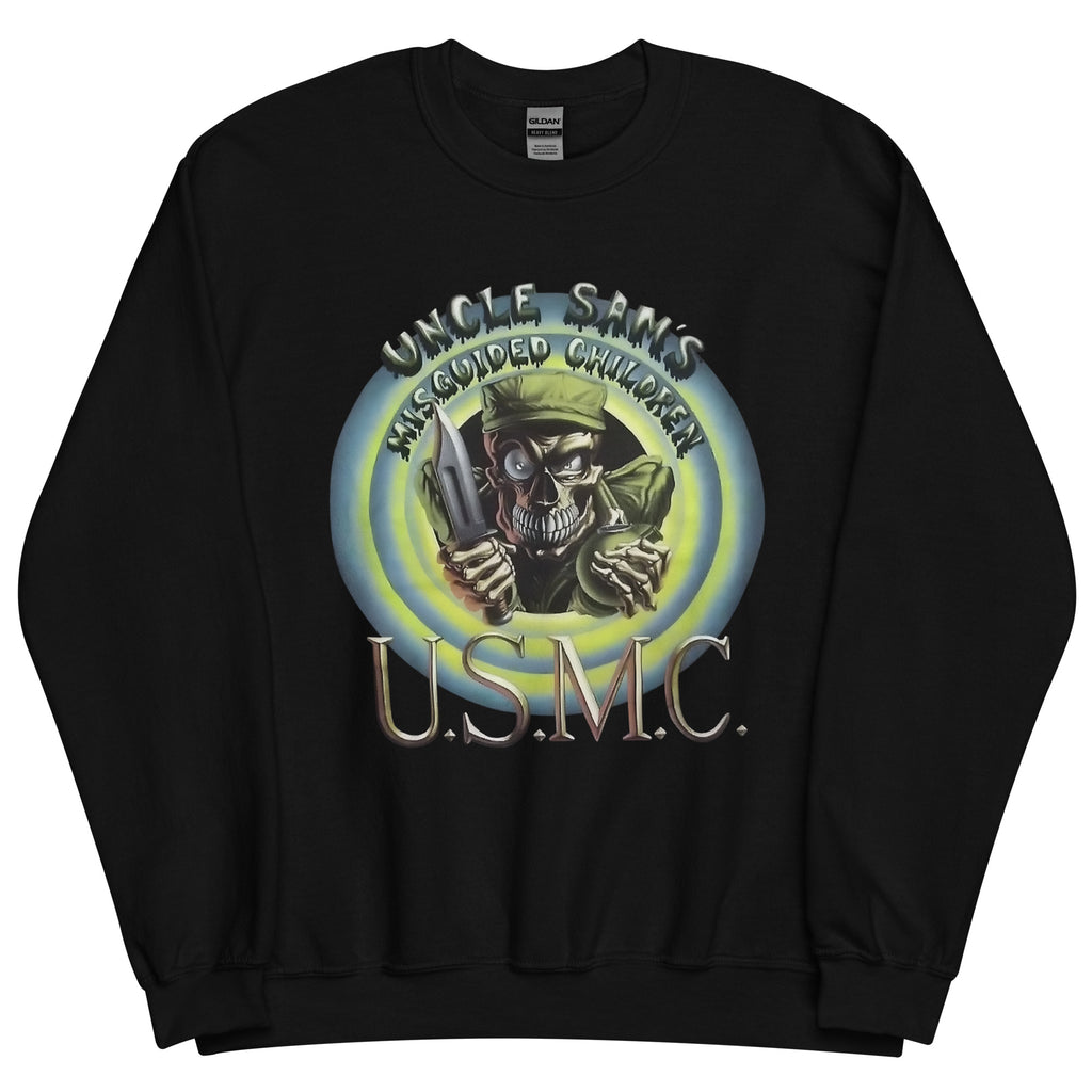 UNCLE SAM'S MISGUIDED CHILDREN USMC unisex funny sweatshirt