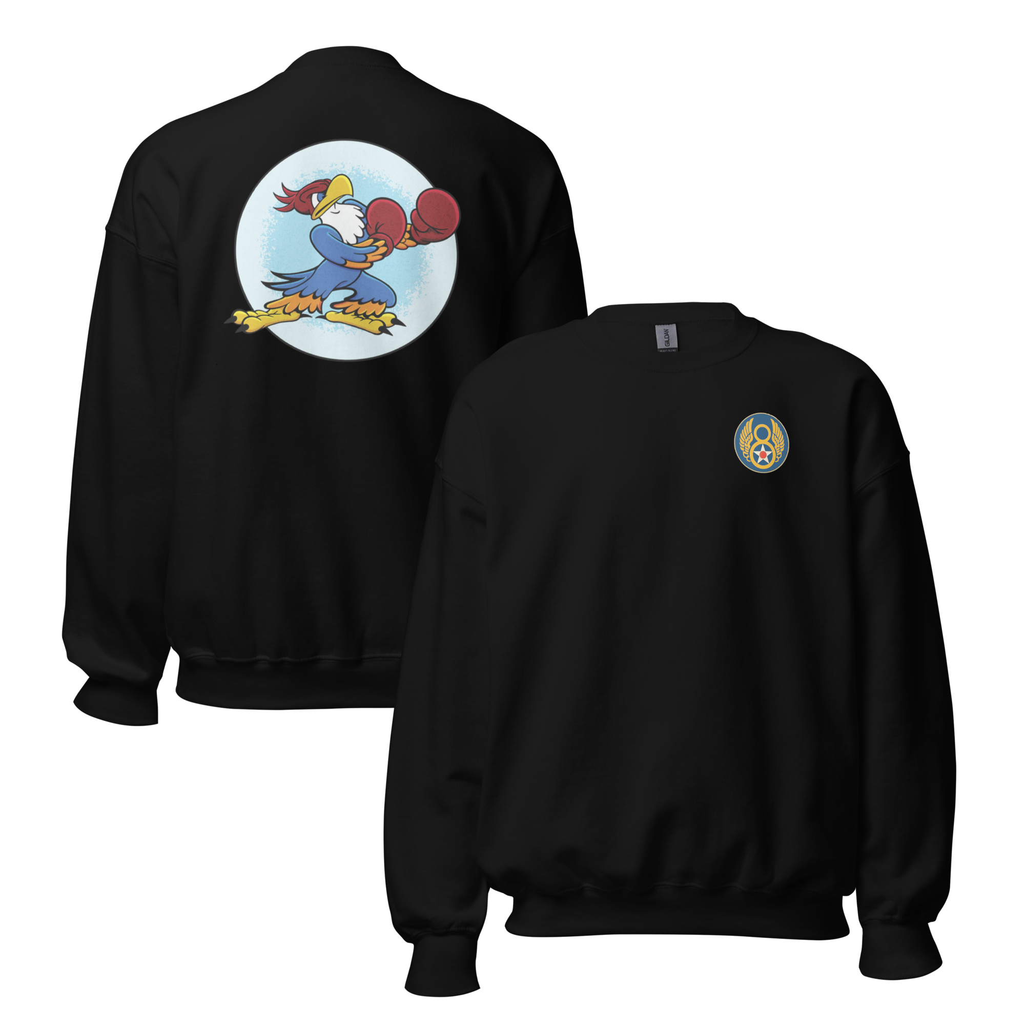WW2 4th Fighter Group Eagle Emblem - 8th Air Force Vintage Heritage Sweatshirt
