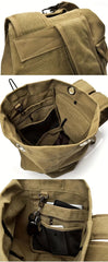 CANVAS DUFFLE MILITARY TACTICAL BACKPACK LARGE MEDIUM