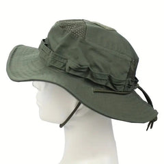 JUNGLE BOONIE BUCKET CAMO MILITARY STYLE UNISEX WIDE BRIM HAT