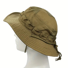 JUNGLE BOONIE BUCKET CAMO MILITARY STYLE UNISEX WIDE BRIM HAT