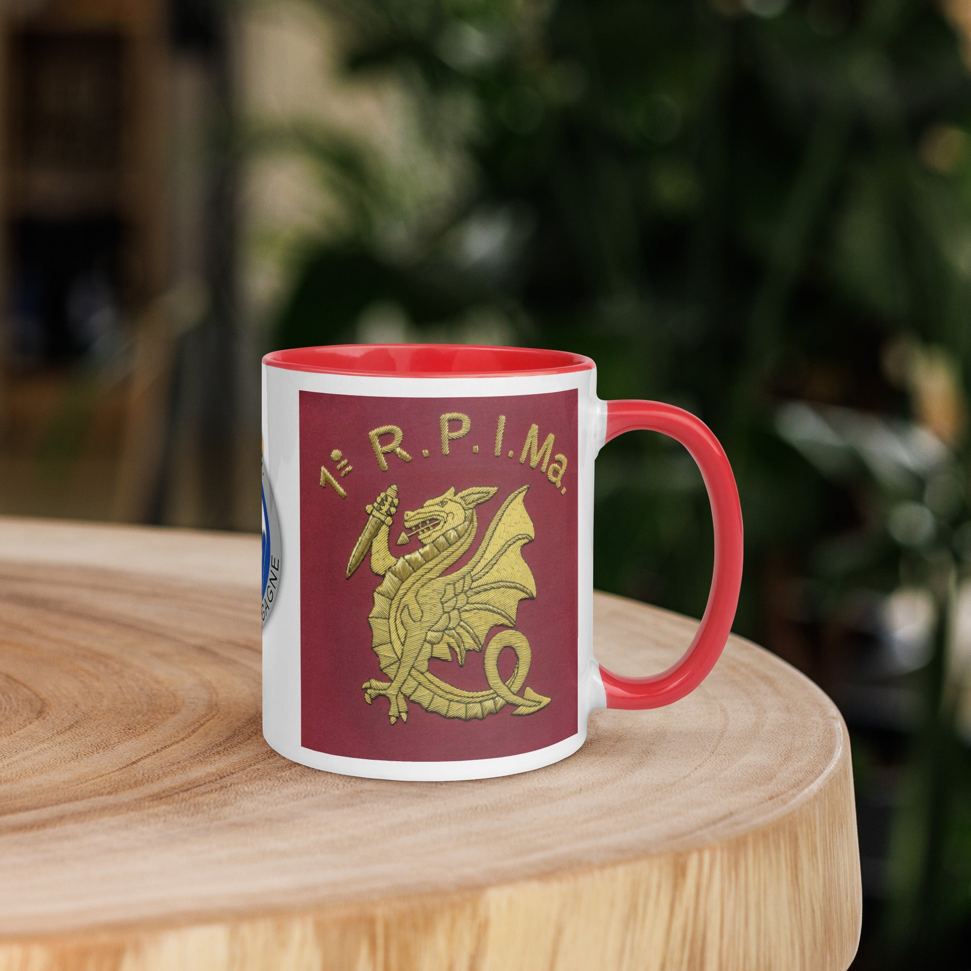 WW2 FREE FRENCH SAS 1er RPIMa  Qui Ose Gagne historical collectible 11oz coffee mug