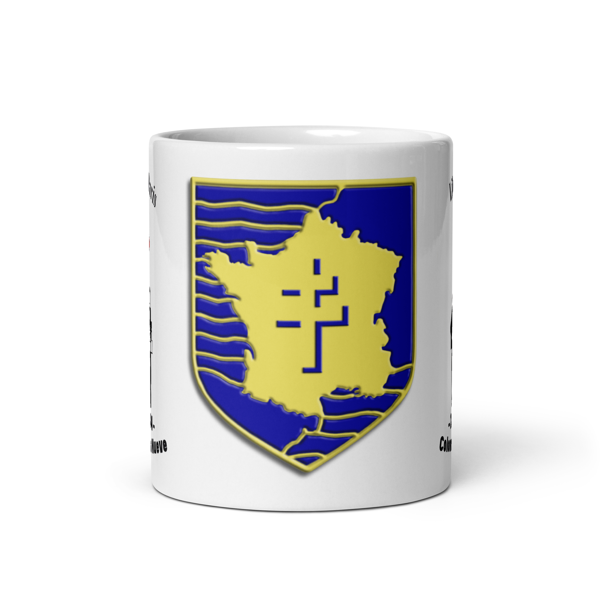 "La Libération de Paris – 24 Août 1944" WW2 Commemorative gift souvenir Coffee Mug