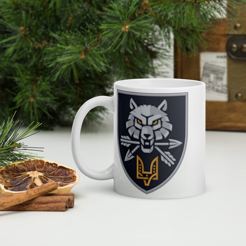 Authentic Ukrainian Special Forces Insignia Coffee Mug - Show Your Support in Style