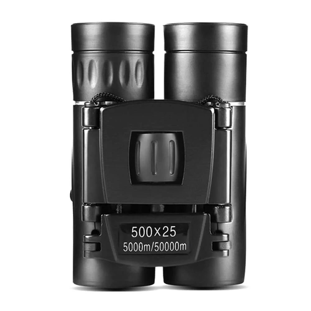 Long Range Folding Binoculars with Night Vision - 500x25 front view