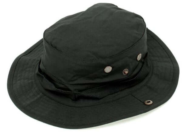 Lightweight fold up booney hat - Black